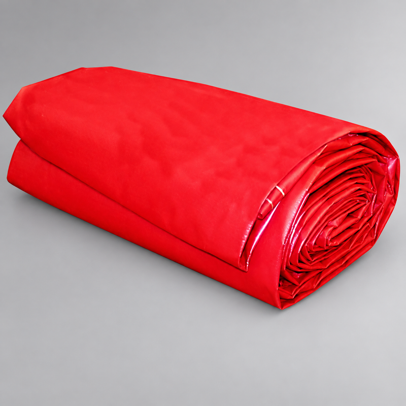 Husky 18 oz. red vinyl salvage cover for fire service property protection
