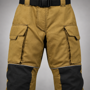 INNOTEX RDG40 turnout pants showing waist belt, cargo pockets and black knee reinforcements