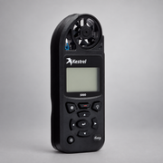Angled front view of the black Kestrel 5000 environmental meter