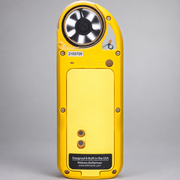 Rear view of the yellow Kestrel 5500 and battery compartment