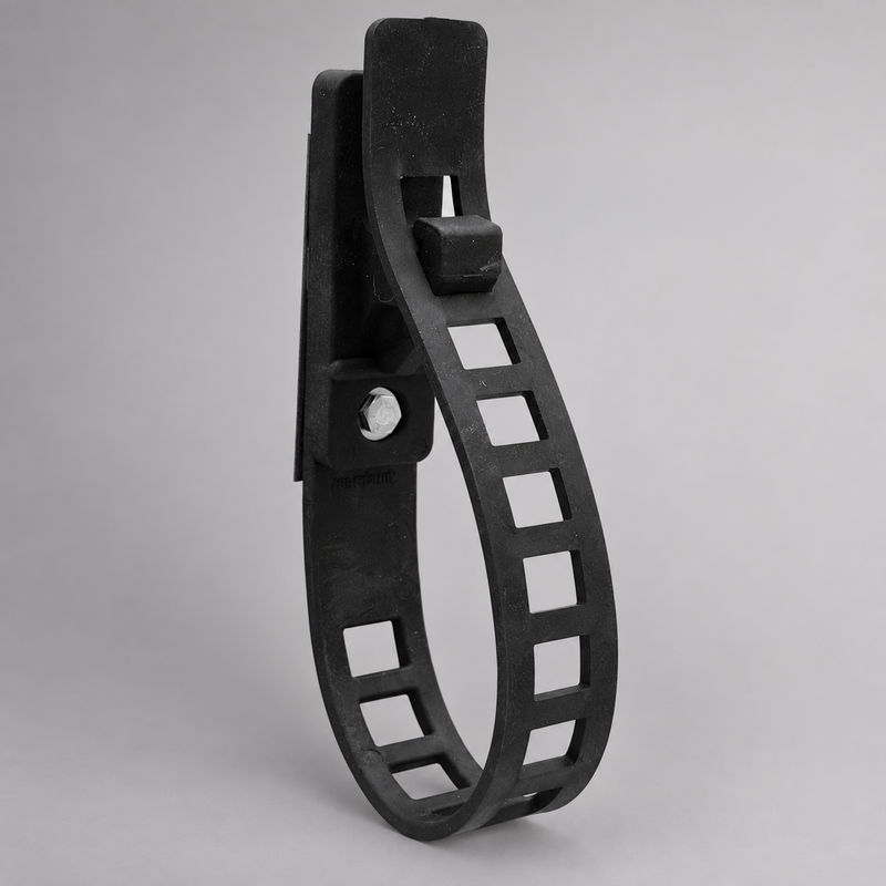 LONG ARM QUICK FIST rubber equipment clamp for coiled gear and tools