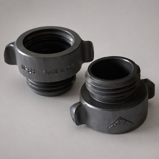 Female to male NH and NPSH hose thread adapter

