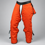 PGI five-ply orange wildland forestry chainsaw chaps