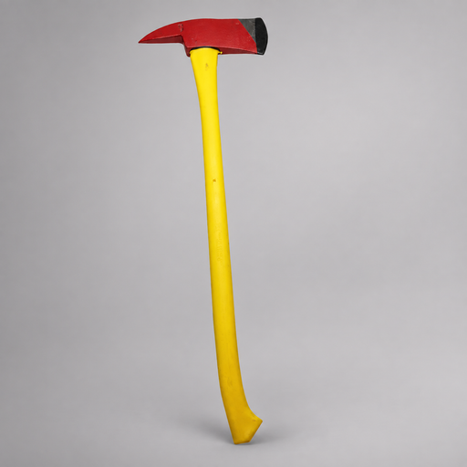 Pick head fire axe with fiberglass handle