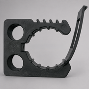 3-inch QUICK FIST rubber nozzle and equipment mounting clamp