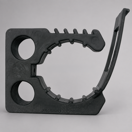 3-inch QUICK FIST rubber nozzle and equipment mounting clamp
