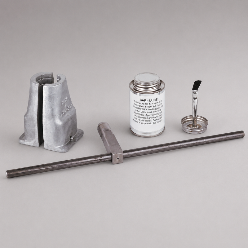 Red Head Brass booster hose coupling installation kit with clamp, key, wrench, and lubricant