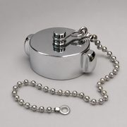 Red Head Brass chrome-plated brass fire hose outlet cap