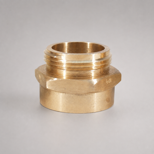 Red Head Brass female NPT to male fire hose thread nipple