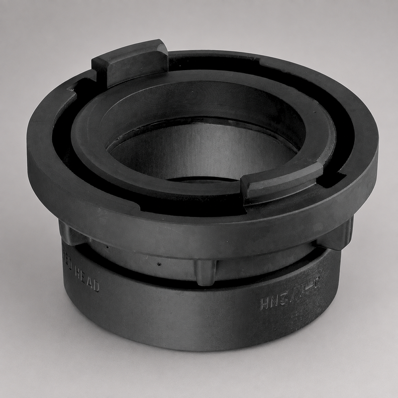 Red Head Brass Storz to rigid female fire hose adapter