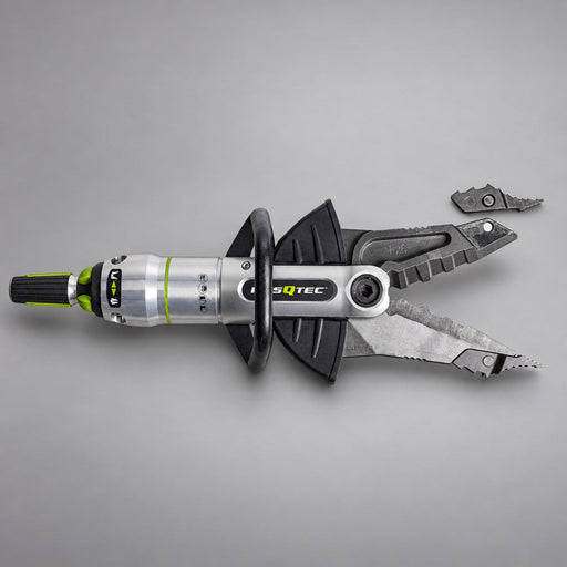 RESQTEC EDD combination rescue tool with open jaws, top view