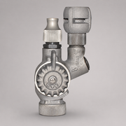 S&H Twin Tip Forestry Nozzle with separate straight-stream and fog outlets