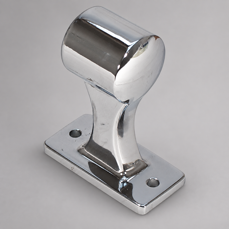 South Park ZRB57 end-mount chrome grab rail bracket for fire apparatus