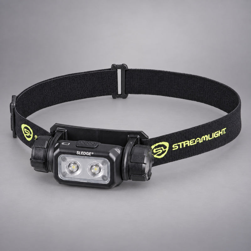 Streamlight Sledge headlamp with branded elastic strap