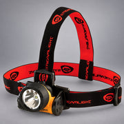 Streamlight Trident headlamp with elastic and rubber straps