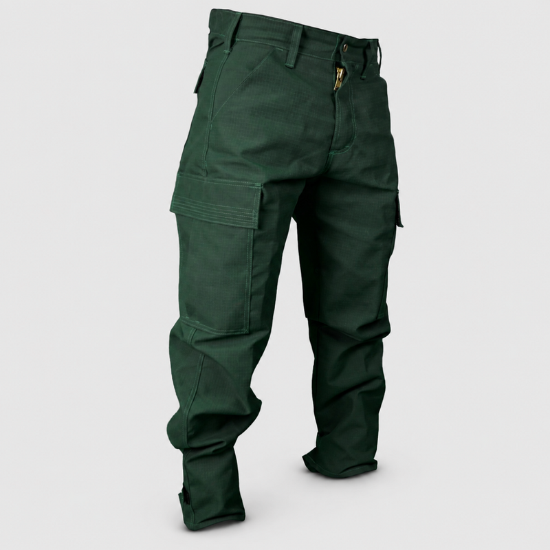 Green Strike Team® Advance™ wildland fire pants, front view
