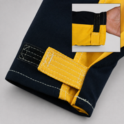 Sleeve cuff detail on the Strike Team Elite yellow and navy wildland fire shirt