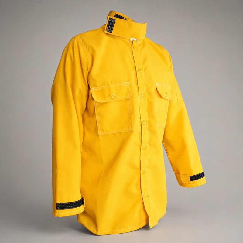Strike Team high-visibility yellow wildland firefighting shirt