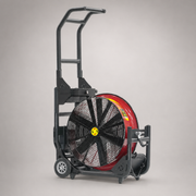 Super Vac Valor battery-powered PPV fan with wheels and extended transport handle
