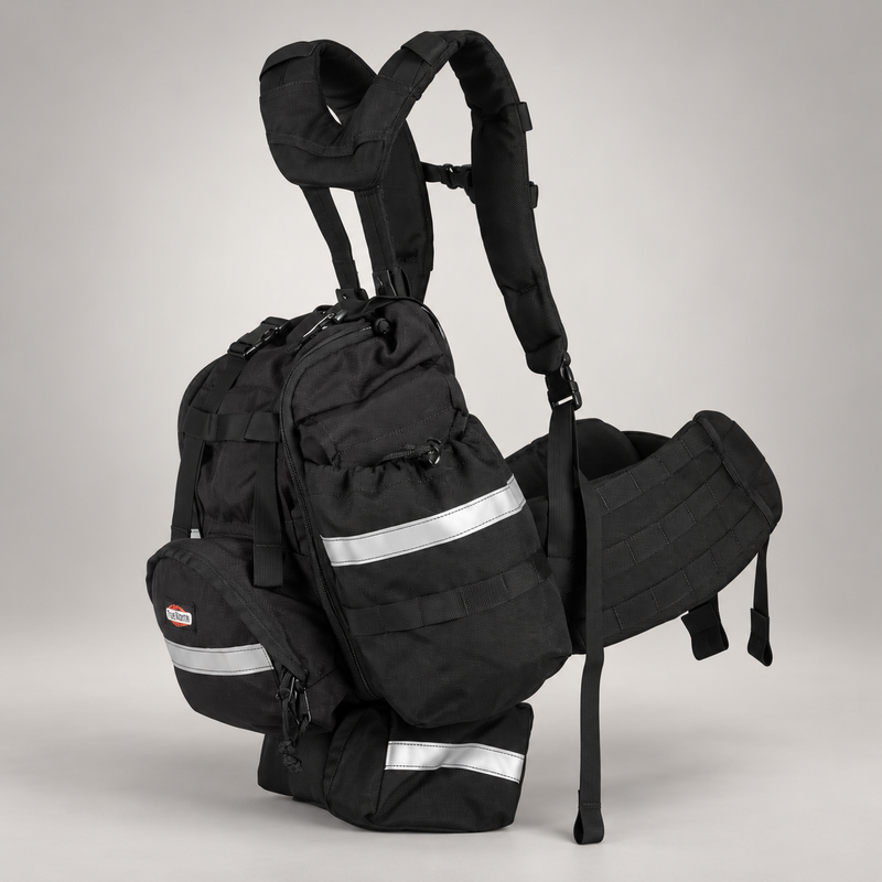 Side view of True North Bushwhacker wildland pack