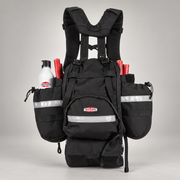 True North Bushwhacker wildland pack loaded with water bottle and fusees
