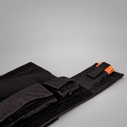 True North saw bar cover with flap open and wedge pocket shown; 20-inch size omits top wedge pocket