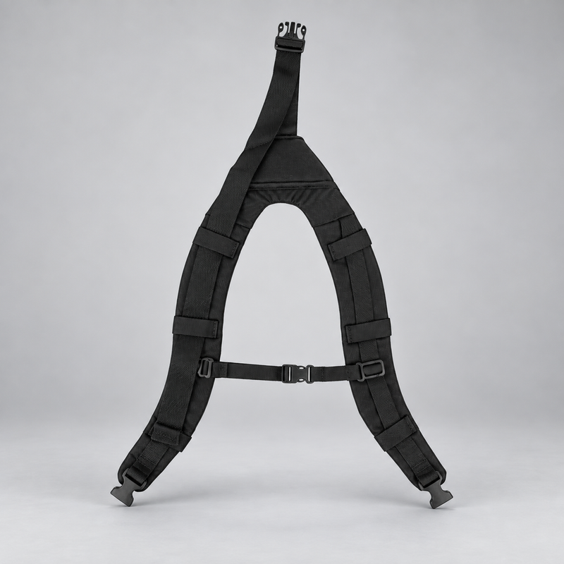 True North Spyder FR padded shoulder harness with adjustable chest strap