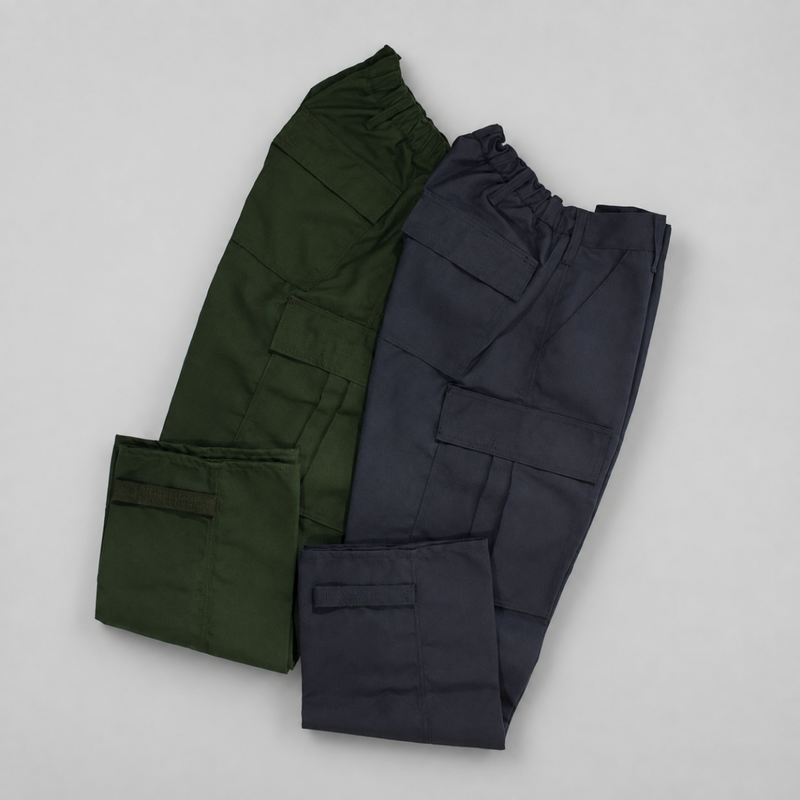 Strike Team® women’s Tecasafe® Plus wildland fire pants in Navy and Spruce Green