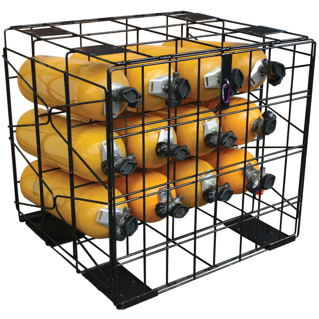 SCBA - 12-Cylinder Storage Rack – Cascade Fire Equipment
