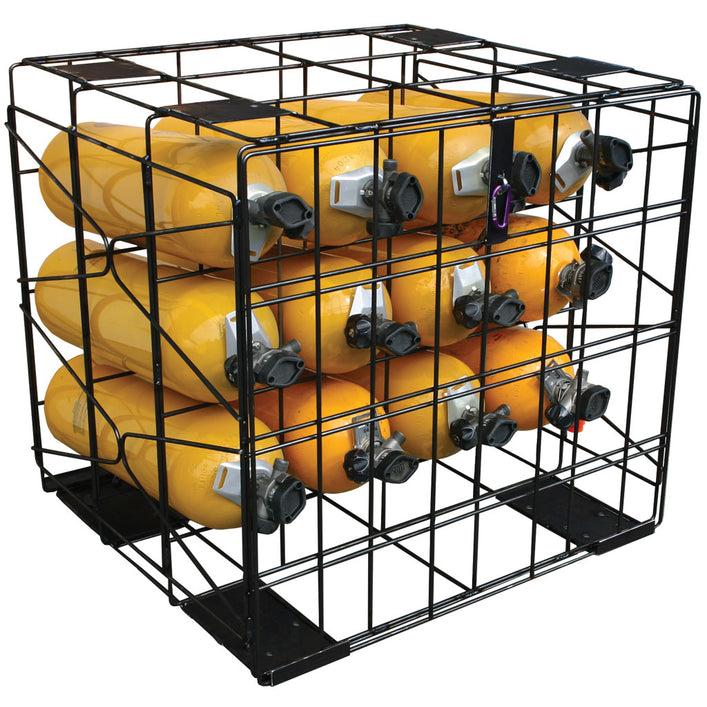 SCBA 12 Cylinder Storage Rack