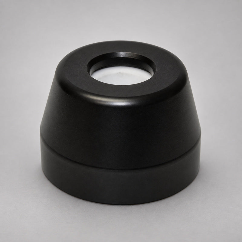 CFE anodized aluminum remote tee handle guide with a half-inch rod opening