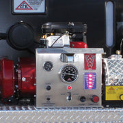 Class 1 Intelli-Tank remote tank level indicator installed on a fire apparatus control console