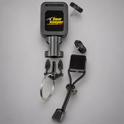 Gear Keeper right-angle flashlight retractor with stabilizer, threaded studs and quick-connect ring