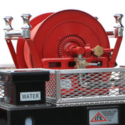 Side view of Hannay reel with double roller arrangement