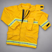 3M Scotchlite Triple Trim on a brush coat; garment shown for illustration